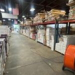 American Discount - Meridian shelves and pallets with flooring