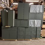 American Discount - Meridian grey cabinets